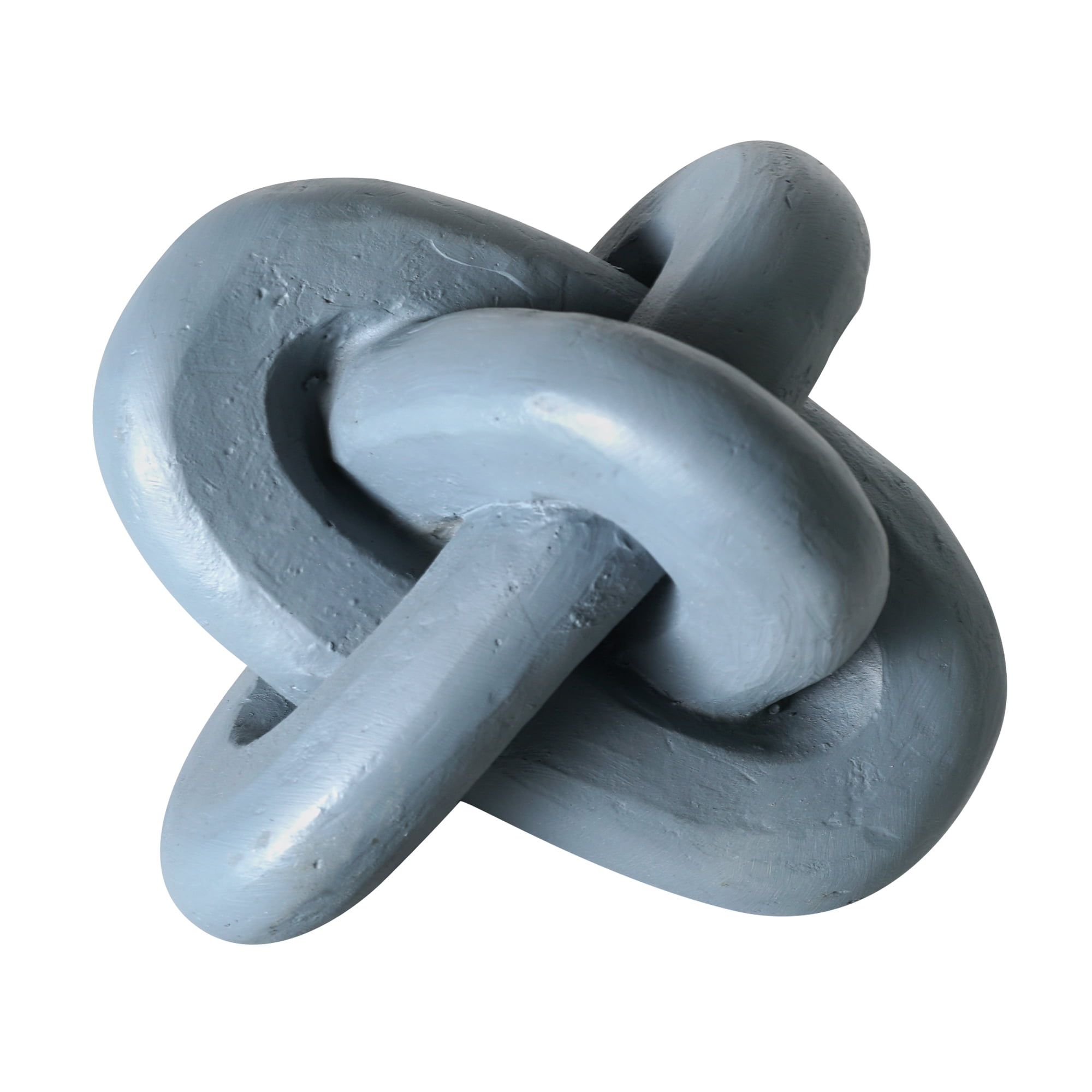 Crystal Art Gallery Contemporary Indoor Tabletop Resin Modern Blue Knot