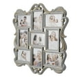 thumbnail image 1 of Crystal Art Gallery Distressed Gray & Gold Baroque Vintage Style Photo Collage Picture Frame - 22" x 21", 1 of 6