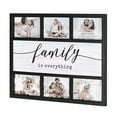 thumbnail image 1 of Crystal Art Gallery Family Black Photo Collage Frame - 18.7" x 15", 1 of 6