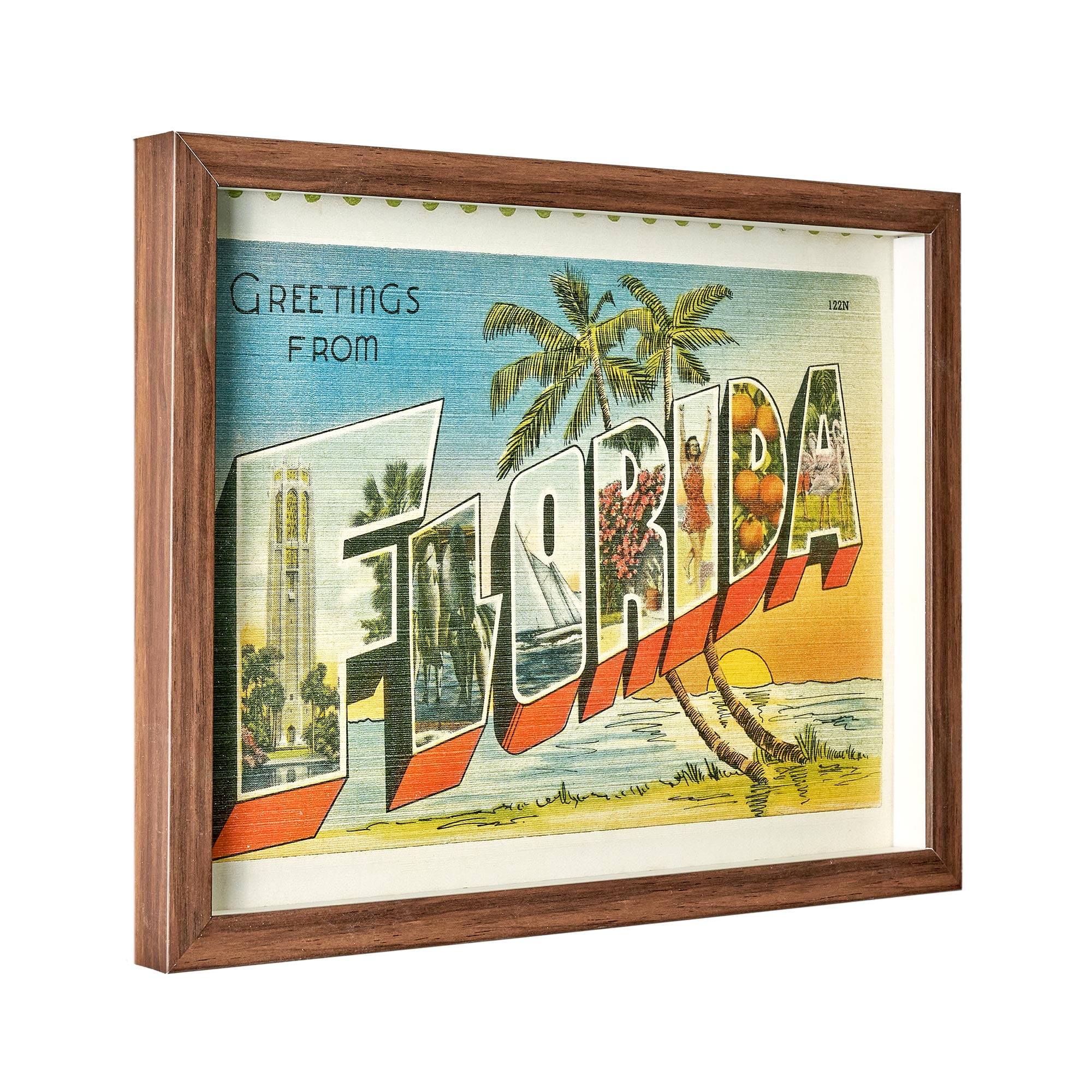 Crystal Art Gallery Florida 24"x18" Framed Print