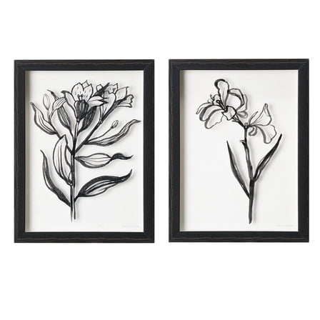Crystal Art Gallery Flrl Sketch (Set of 2)