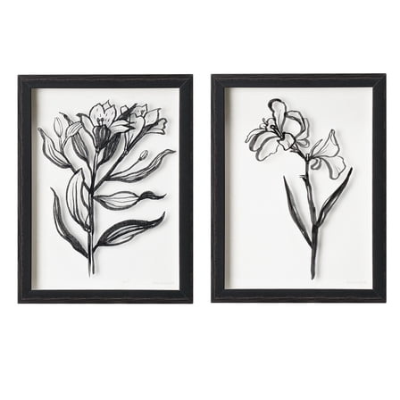 Crystal Art Gallery Flrl Sketch (Set of 2)