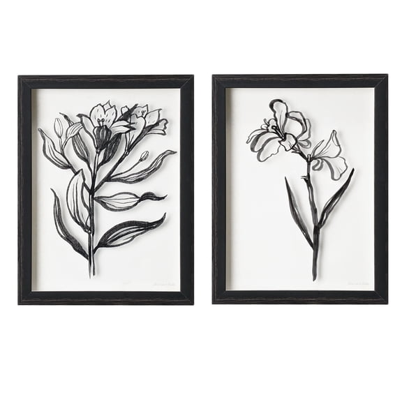 Crystal Art Gallery Flrl Sketch (Set of 2)