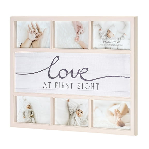 Crystal Art Gallery Love Blush Photo Collage Frame - 18.7" x 15"