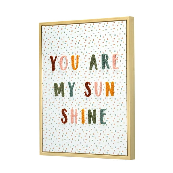 Crystal Art Gallery My Sunshine Inspiration Framed Digital Print 16" x 20"