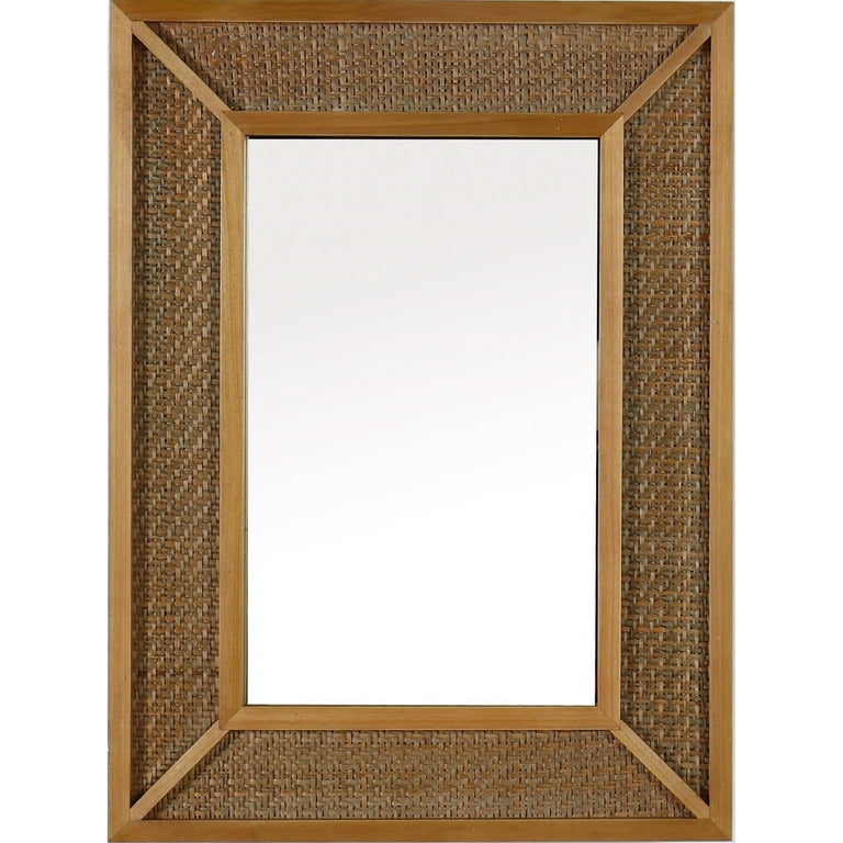 Crystal Art Gallery Wall Mirror - Brown Frame - 18 x 24