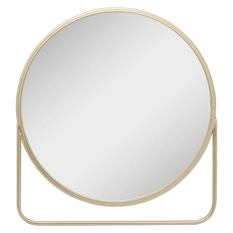 Small gold table hot sale mirror