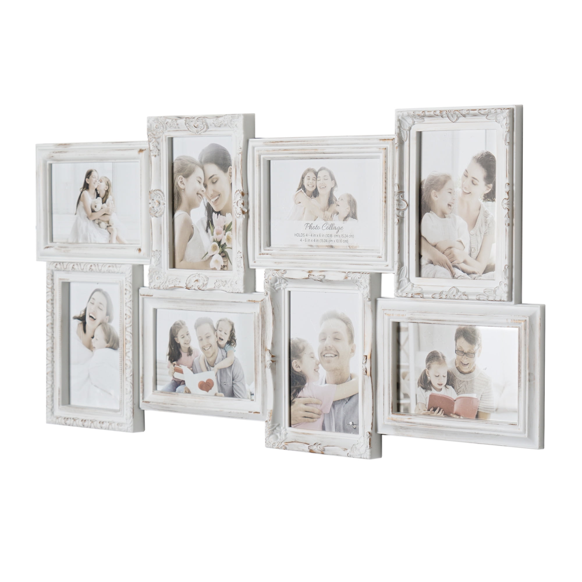 White Collage Picture Frames