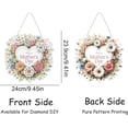 thumbnail image 1 of Crystal Art Hanging Decor, Mother’s Day Wall Art Ornament, Decorative Home Accent Sign with Hanging String, 1 of 7