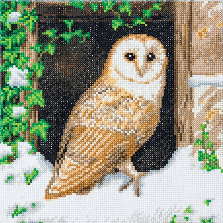 Crystal Art® Snowy Owl Diamond Painting 