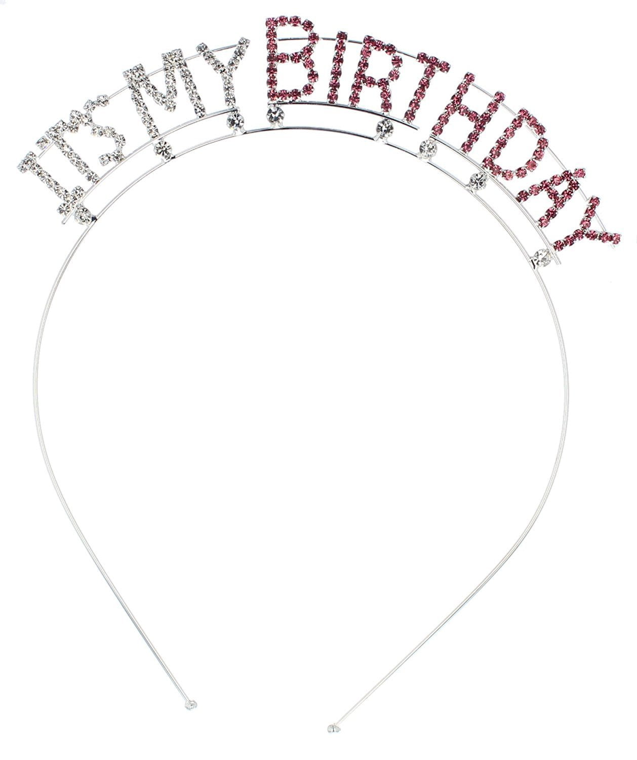 Crystal Avenue One-Size Women's It's My Birthday Pink Crystal Avenue One-Size Women's It's My Birthday Pink
