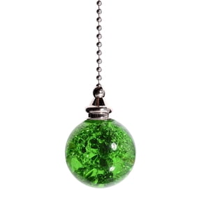 Crystal Ball Ceiling Fan Pull Chain, 21inch Decorative Light Pull Chain with Ball Handle, Crystal Pull Chain Extension for Ceiling Fans, Light Fixtures, Bathroom, Bedroom, Living Room, Home Decor