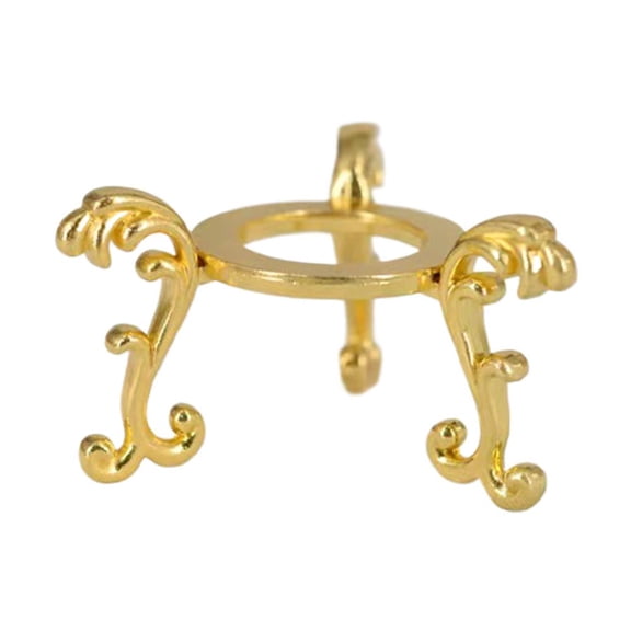 Crystal Ball Metal Base Figurine Support Desktop Photography Display Props Sphere Stone Stand Handicraft Ornaments