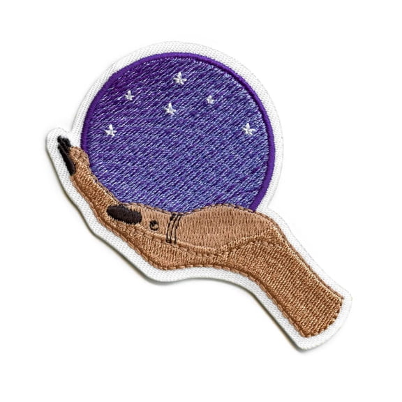 Crystal Ball Patch Witch Embroidered Iron On