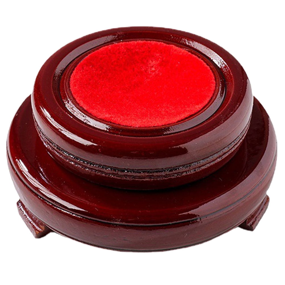 Crystal Ball Wooden Stand Crystal Ball Base Desktop Sphere Holder Crystal Ball Display Rotation