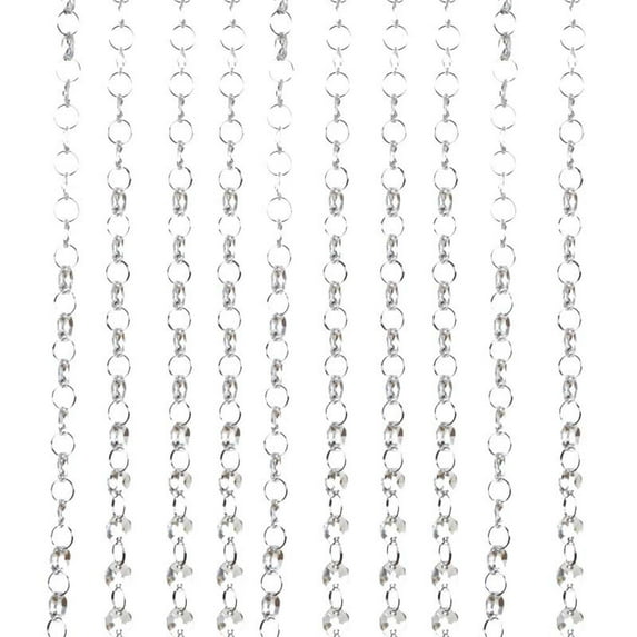 Crystal Bead Curtain for Doorways, Bohemian Room Divider and Window Privacy Screen for Living Room, Wedding Arch Decor and Bedroom Doorway Drape for Home Setting and Seasonal Celebration Akmoler