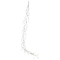 thumbnail image 1 of Crystal Beaded Christmas Tree Garland with Acrylic Icicle Drop Branches, 6 Feet, White and Clear, for Holiday Mantle and Table Centerpiece Decoration, 1 of 3
