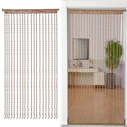 Crystal Beaded Curtain Door Curtains Room Divider Hanging Diamond Acrylic Beads for Doorway Hippie Closet Bedroom Wall Window Backdrop Decor (39×78in/100×200cm, Plastic)