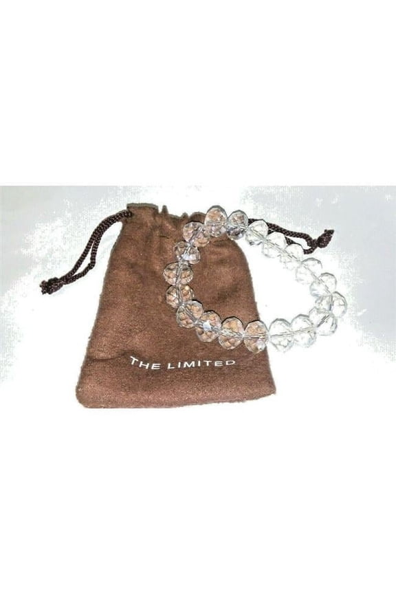 Crystal Beaded Faceted Bracelet NWT