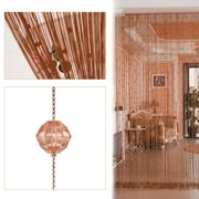 Crystal Beaded String Door Curtain Beads Fringe Room Divider Decor Window Panel Drapes