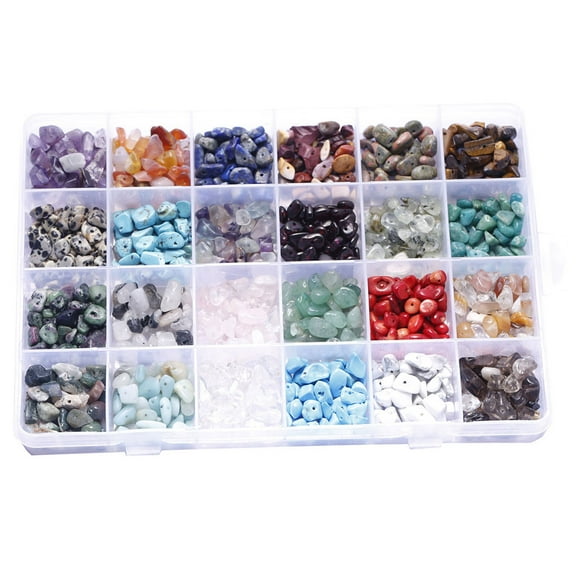 Crystal Beads Ring Making Kit with Plastic Box for Jewelry Ring Bracelets