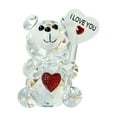 thumbnail image 1 of I Love You Bear Ornament - Charming Miniature Bear Statue, Perfect Gift for Girlfriend, Wife & Secret Admirer on Love Day Red, 1 of 4