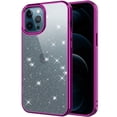 thumbnail image 1 of Crystal Bling Clear Case for iPhone 12 Pro Max 6.7" 2020,Allytech Slim TPU Back Luxury Sparkly Anti-Slip Shockproof Anti-Scratch Protective Girls Women Case for iPhone 12 Pro Max 2020(6.7 inch),Purple, 1 of 5