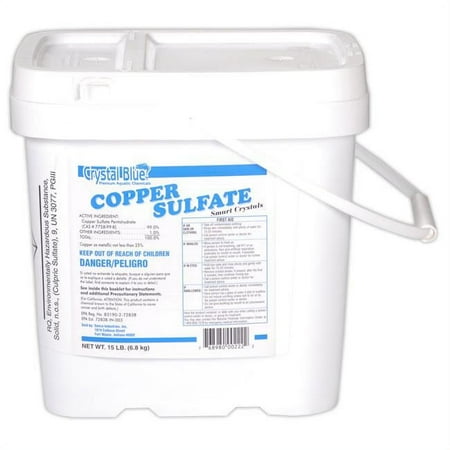 Crystal Blue 073735 15 lbs Copper Sulfate Treatment Granule
