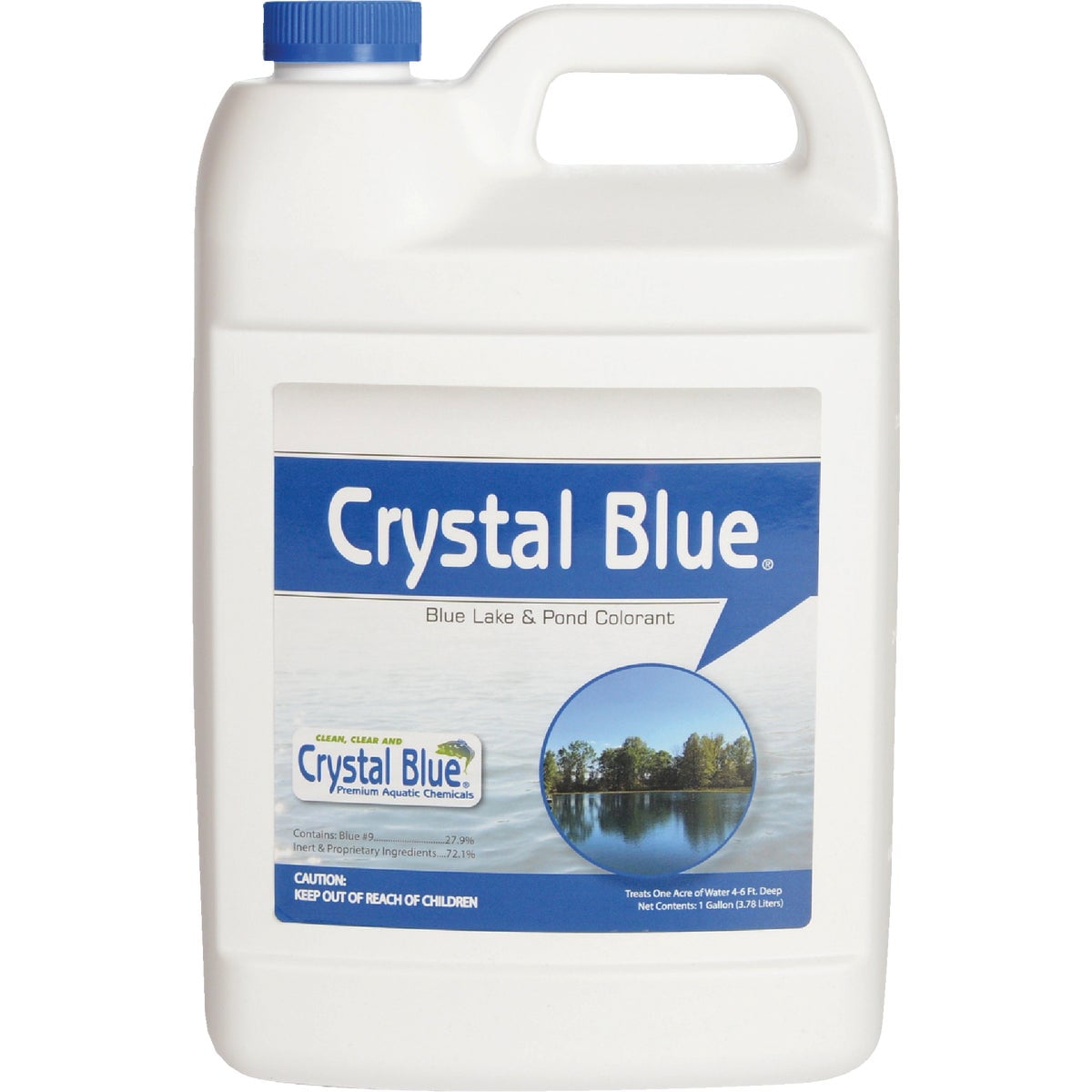 Crystal Blue 1-Gallon Liquid Lake and Pond Colorant