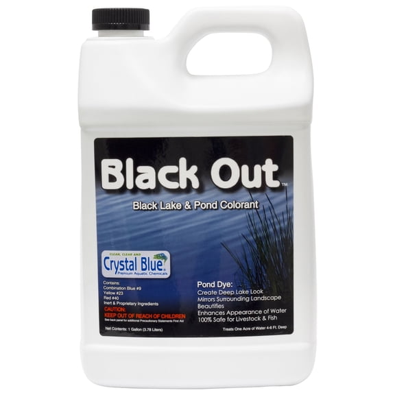 Crystal Blue Black Out - Gallon