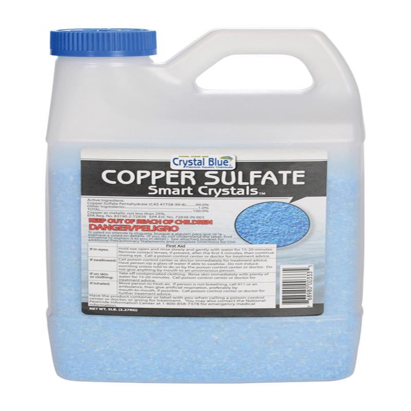 Crystal Blue Copper Sulfate Pond Algae Treatment, 5 lb