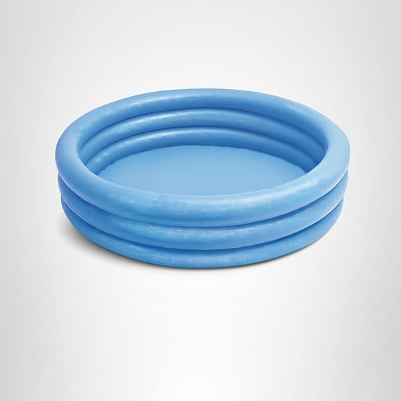 Crystal Blue Inflatable Kiddie Swimming Pool, 45in x 10in