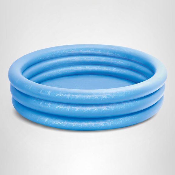 Crystal Blue Inflatable Kiddie Swimming Pool, 66in x 15in