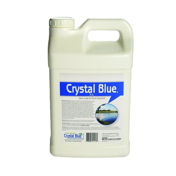 Crystal Blue Lake and Pond Dye - Water Soluble Bag Treats 1/4 Acre (Royal Blue, 2.5 Gallons)