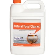 Crystal Blue Natural Pond Cleaner - Muck and Sludge Remover, Safe for Koi - 1 Gallon   Household & Commercial Use, Effective Formula