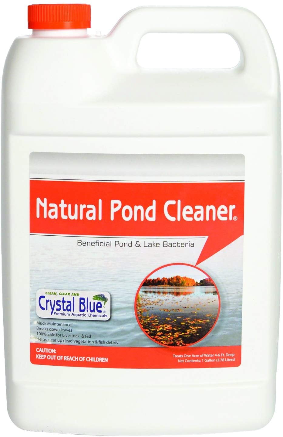 Crystal Blue Natural Pond Cleaner Liquid - Clear 1 Gallon