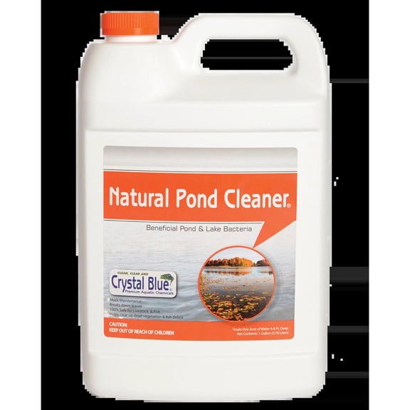 Crystal Blue Natural Pond Cleaner - Muck and Sludge Remover, Safe for Koi - 1