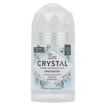 Crystal Body Deodorant Mineral Deodorant Stick Unscented 4.25 oz
