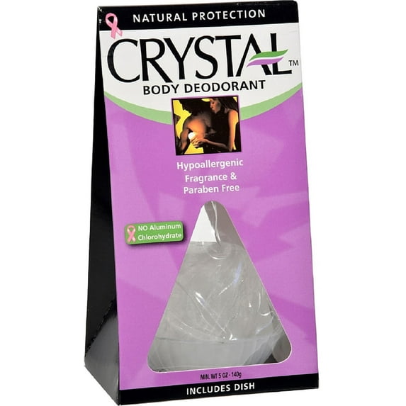 Crystal Body Rock Deodorant 5 oz (Pack of 3)