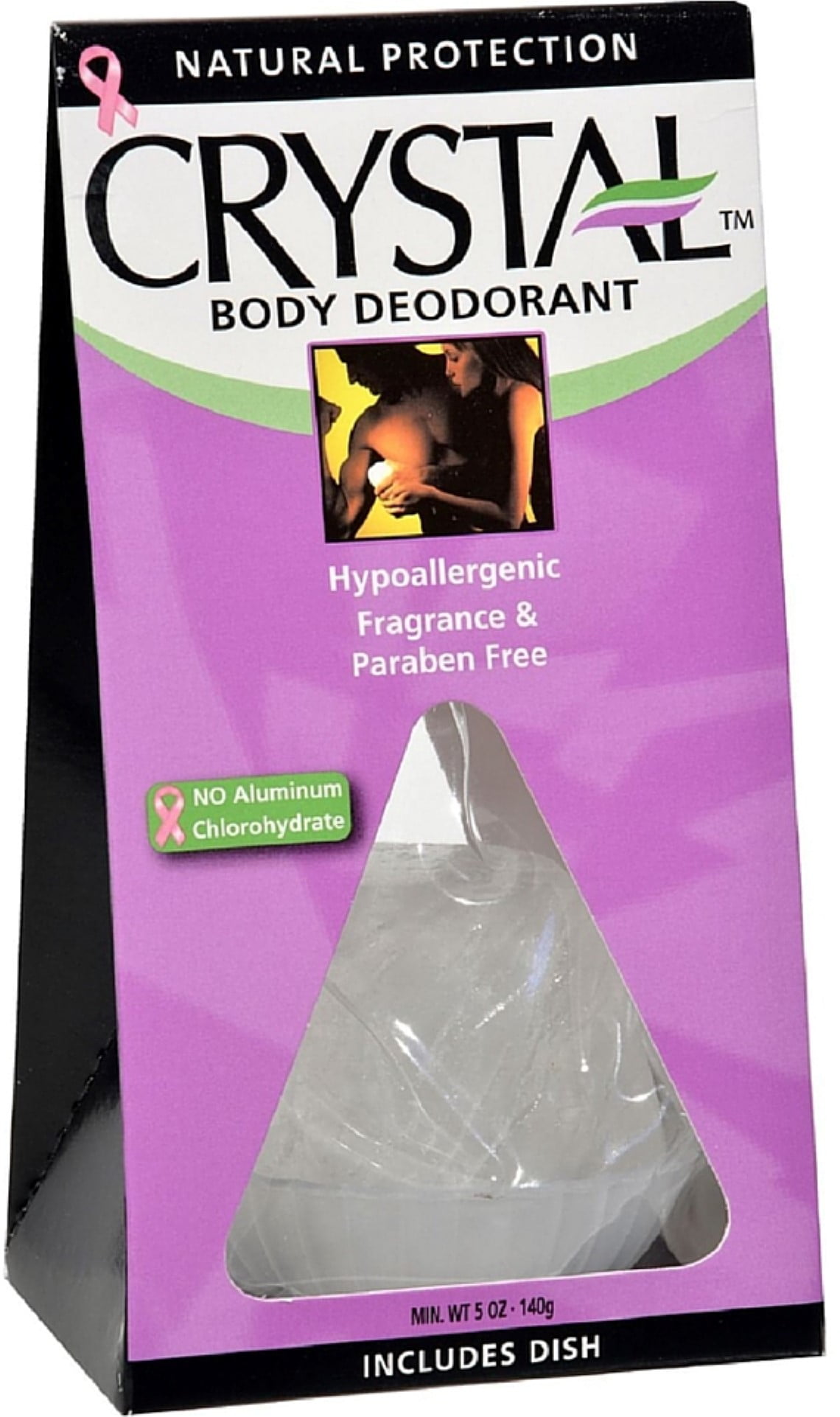 Crystal Body Rock Deodorant 5 oz (Pack of 6)