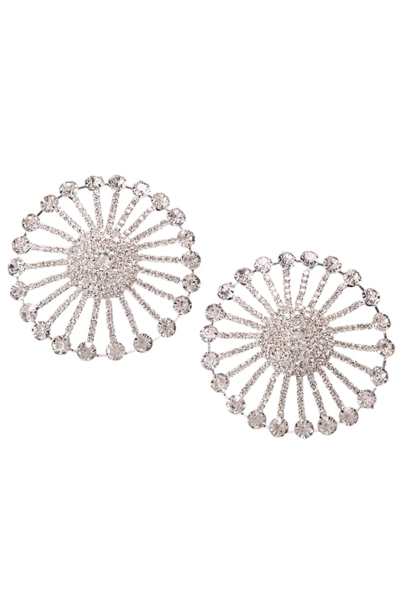 Crystal Bra Stickers Reusable Breast Pasties Shining Bra Pad Stickers Rhinestones Nipple Covers Body Chain for Womens