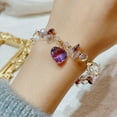 thumbnail image 1 of Crystal Bracelet Women's Super Shiny Heart Pendant, 1 of 2