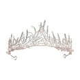 thumbnail image 1 of Bridal for Women - Princess Wedding with Rhinestones, Elegant Hair Band for Bride, Ballerina, Nutcracker Show, and, 1 of 6