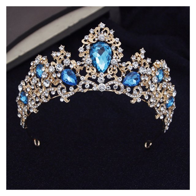Crystal Bridal Tiaras And Crown Queen Headdress Princess Bride Diadem