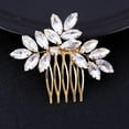 thumbnail image 1 of Crystal Bride Wedding Hair Comb Bridal Hair Pieces Hair Accessories for Women and Girls, 1 of 5