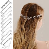 Crystal Bride Wedding Headpiece Silver Rhinestone Bridal Hair Comb Prom Hair Accessorie