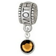 thumbnail image 1 of Crystal Brown Channel Drop - Mother Charm Bead, 1 of 1