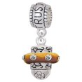 thumbnail image 1 of Crystal Brown Spinner - Trust In God Charm Bead, 1 of 1