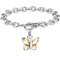 thumbnail image 1 of Crystal Butterfly Cremation Jewelry Urn Bracelet for Ashes Memorial Lockets Pendant Funeral Keepsake Jewelry for Ashes, 1 of 6