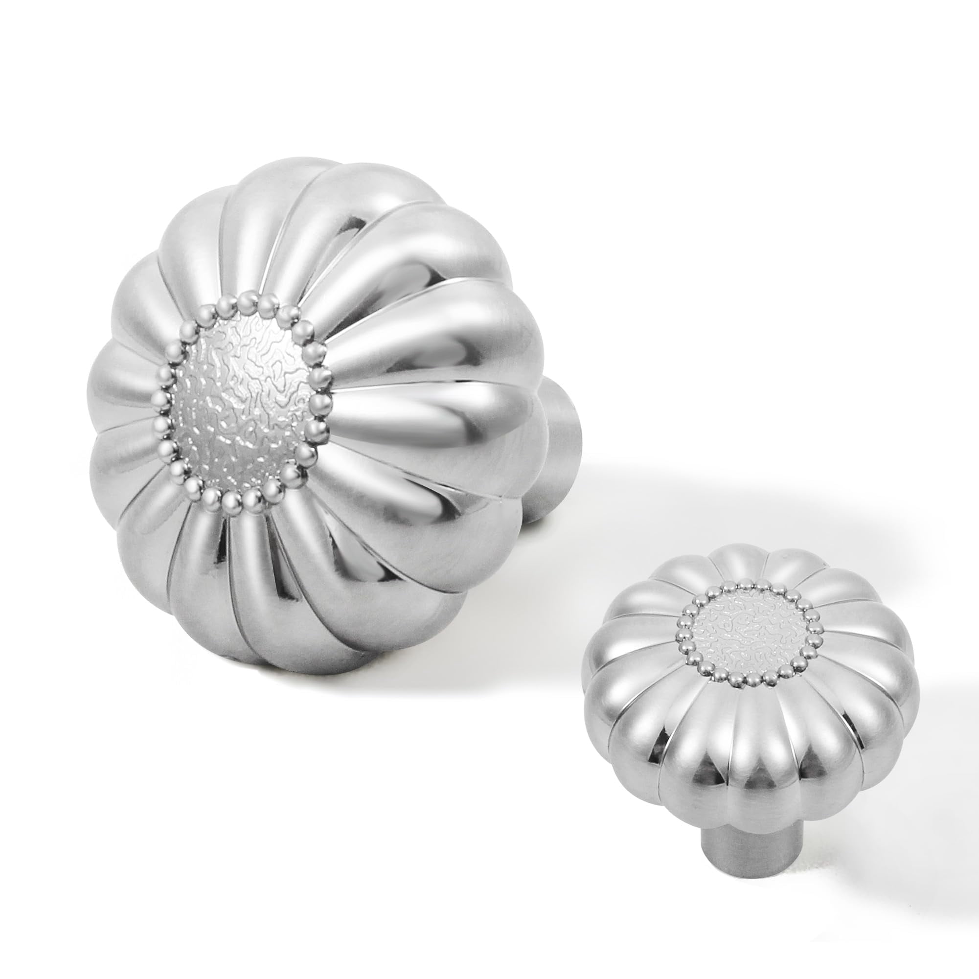 Crystal Cabinet Knobs Cabinets Knob, 8 Pack Flower Antique Brass Vintage Glass Clear Crystal Small Pull for Closet Dresser Drawers Cupboard,Retro Pulls Old Style Bronze Drawer Handle